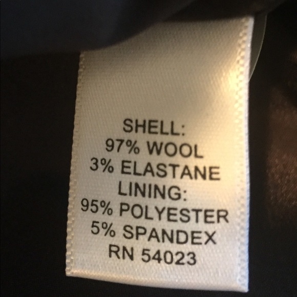 BANANA REPUBLIC Gray Lined Wool Skirt w/ Belt NWT - Picture 8 of 8